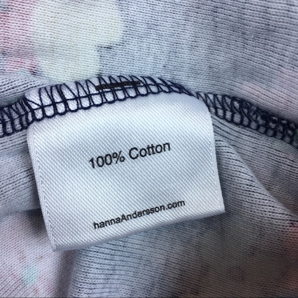 Hanna Andersson navy floral knit dress 150/US 12 - Picture 5 of 6